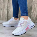 Sneakers Donna Sportive Casual con Suola Spessa e Tomaia Traspirante