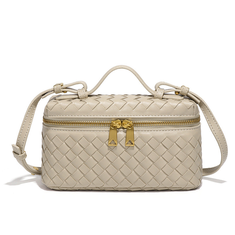 Borsa Donna a Tracolla Intrecciata Bauletto Vanity Case