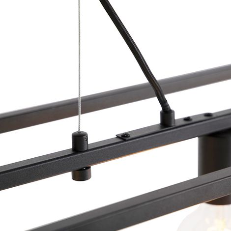 Lampadario a sospensione stile industriale metallo - Larry