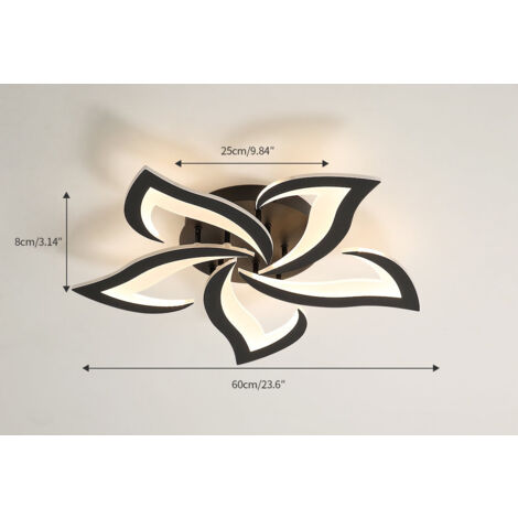 Plafoniera Led dimmerabile moderna fiore - Lini