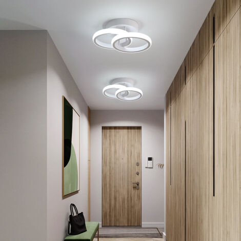 Plafoniera Led doppio cerchio moderna - Luni