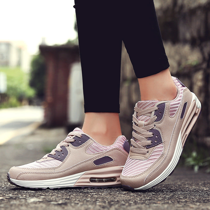 Scarpe Donna Sportive e Casual con Suola Ammortizzata ad Aria in Tessuto Mesh