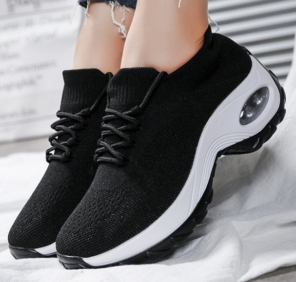 Sneakers Donna Sportive Casual con Cuscino d'Aria Comoda Traspiranti Tessuto Mesh