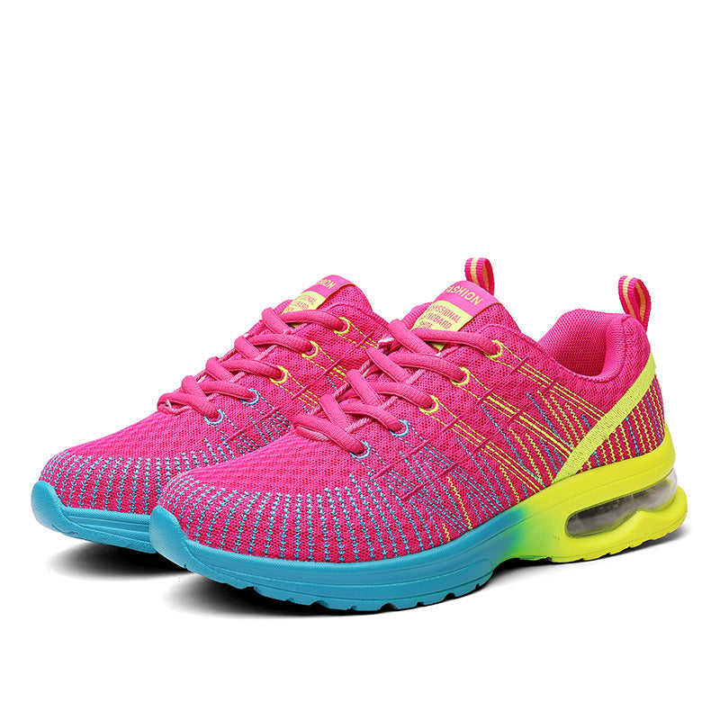 Sneakers Donna Sportive Running con Cuscino d'Aria Leggere e Traspiranti in Tessuto Mesh multicolore
