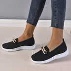 Mocassini Sneakers Donna Casual Slip-On con Suola Flessibile in Tessuto Mesh Traspirante