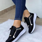 Sneakers Donna Eleganti con Suola Ammortizzata in Mesh Traspirante