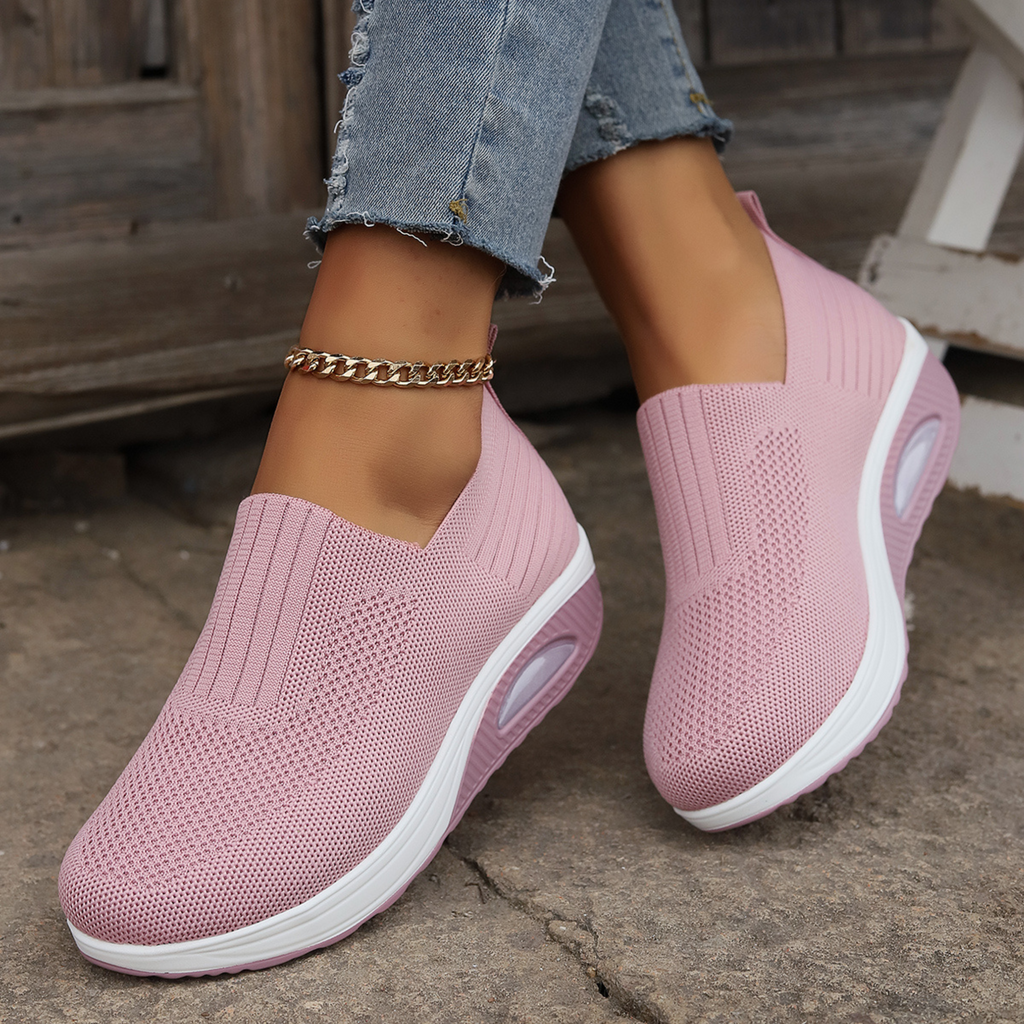 Sneakers Donna Slip On Scarpe Casual Traspiranti Senza Lacci