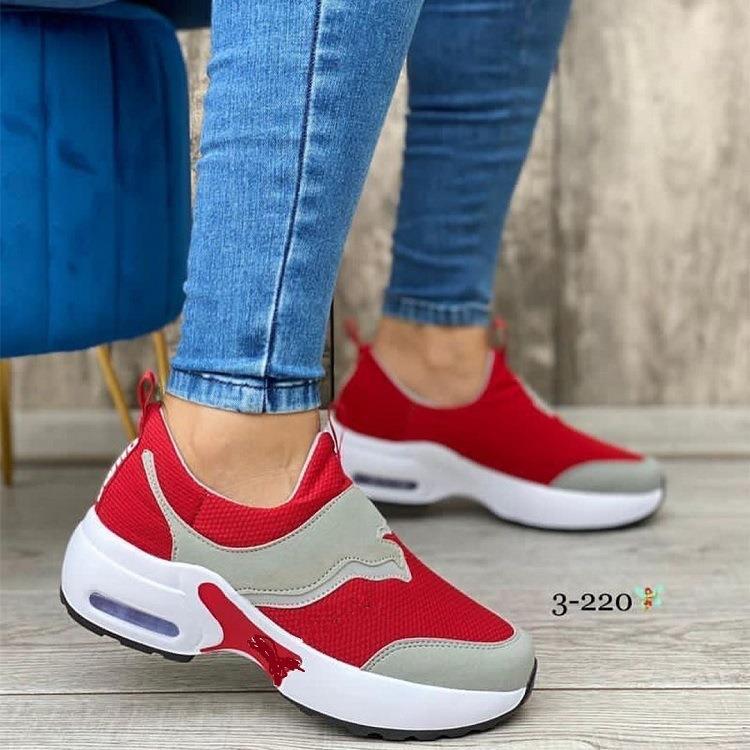 Sneakers Donna Sportive Slip-On con Cuscino d'Aria Ammortizzate e Traspiranti Tessuto Mesh