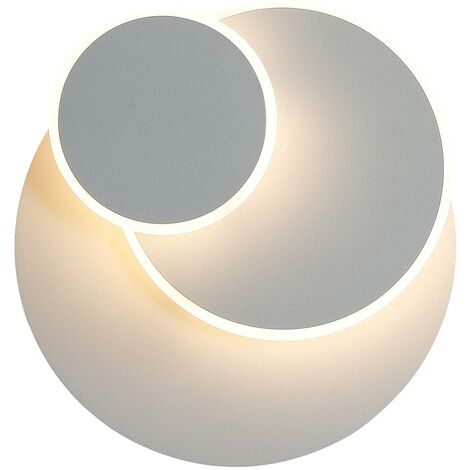 Applique parete Led circolare eclissi luce calda - Mika