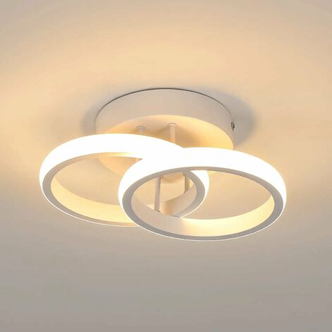 Plafoniera Led doppio cerchio moderna - Luni