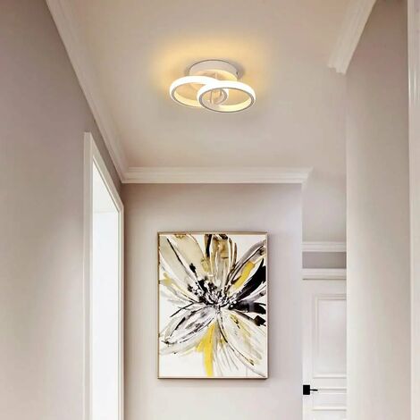 Plafoniera Led doppio cerchio moderna - Luni