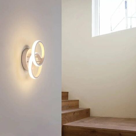 Plafoniera Led doppio cerchio moderna - Luni