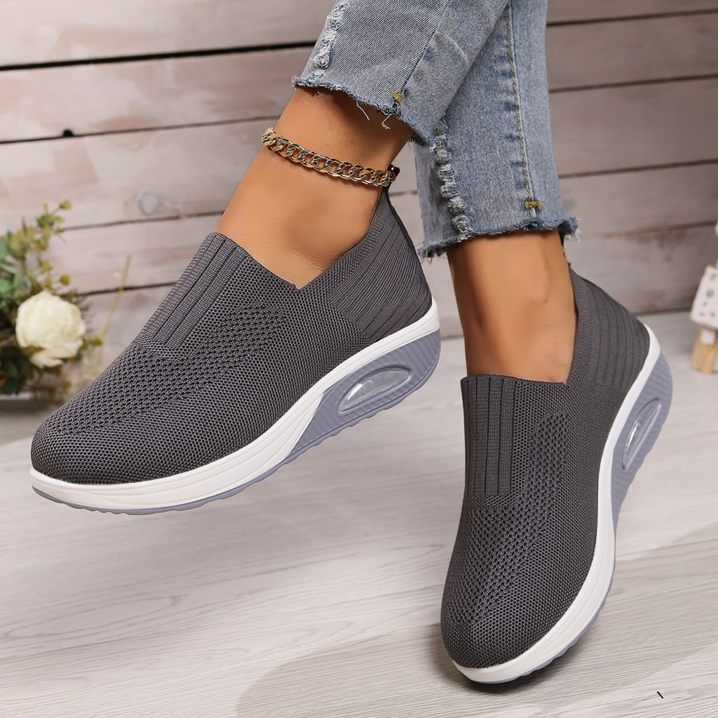 Sneakers Donna Slip On Scarpe Casual Traspiranti Senza Lacci