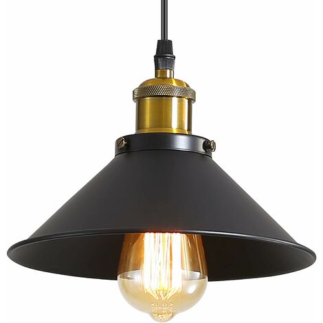 Lampada sospensione vintage industriale in ferro - Larry