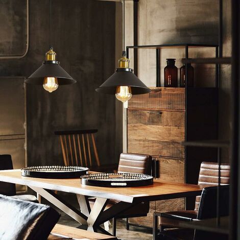 Lampada sospensione vintage industriale in ferro - Larry