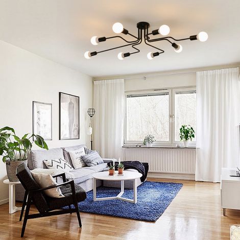 Lampadario stile vintage industriale metallo - Larry