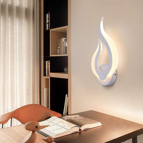 Applique parete led moderno fiamma - Lini