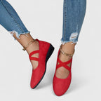 Ballerine da Donna Eleganti con Cinturini Incrociati