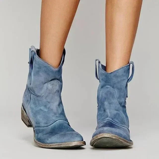 Stivaletti cowboy Texani da Donna con Tacco Basso