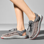 Sportliche Sandalen aus geflochtener Kordel für Trekking