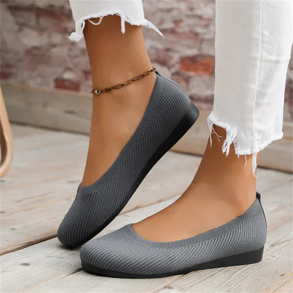 Scarpe Ballerine Donna Traspiranti in Tessuto Elasticizzato