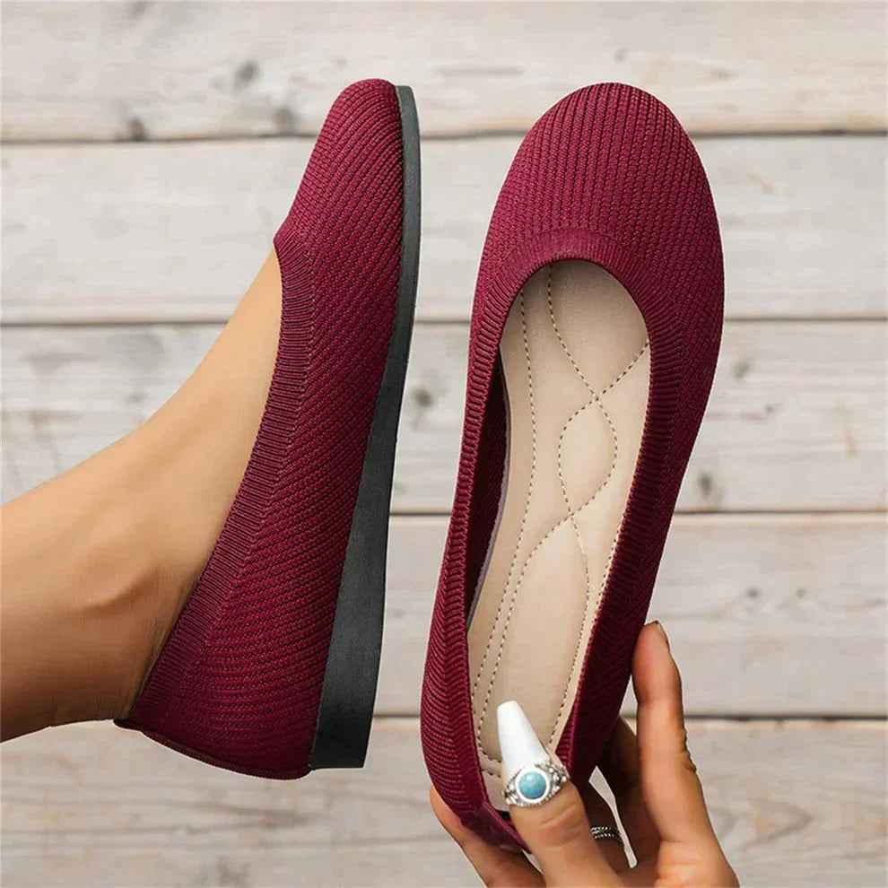 Scarpe Ballerine Donna Traspiranti in Tessuto Elasticizzato