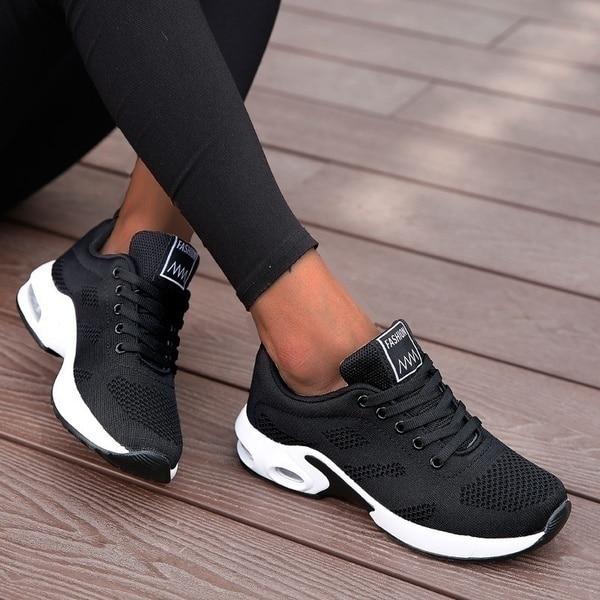 Scarpe da Ginnastica Donna Sneaker Sportive Traspiranti con Cuscino d'Aria