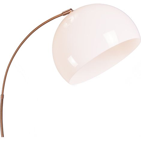 Lampada da terra moderna arco acciaio rame - Luni