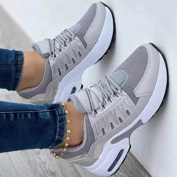 Sneakers Donna Sportive Casual con Suola Spessa e Tomaia Traspirante