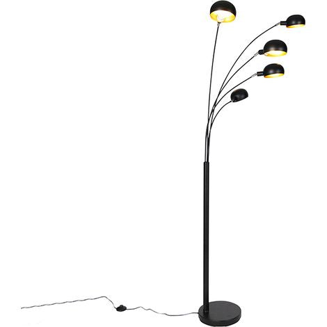 Lampada da terra moderna braccio girevole acciaio - Lucy