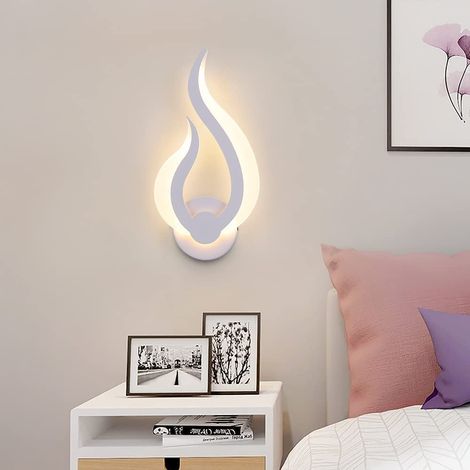 Applique parete led moderno fiamma - Lini