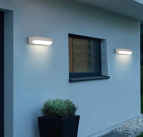 Applique lampada parete LED moderno rettangolo interno esterno - Lumino
