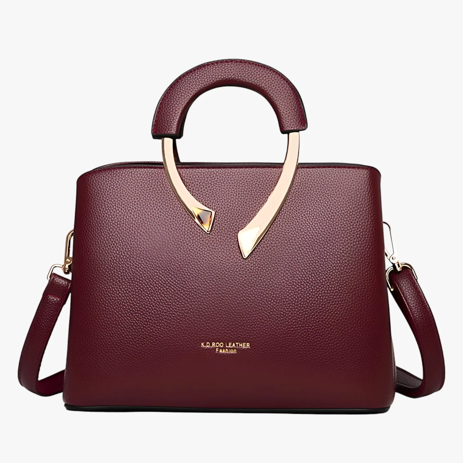 Borsa Donna a Mano in similpelle Elegante - Borsa a Tracolla da Lavoro e Cerimonia con Manici Rigidi