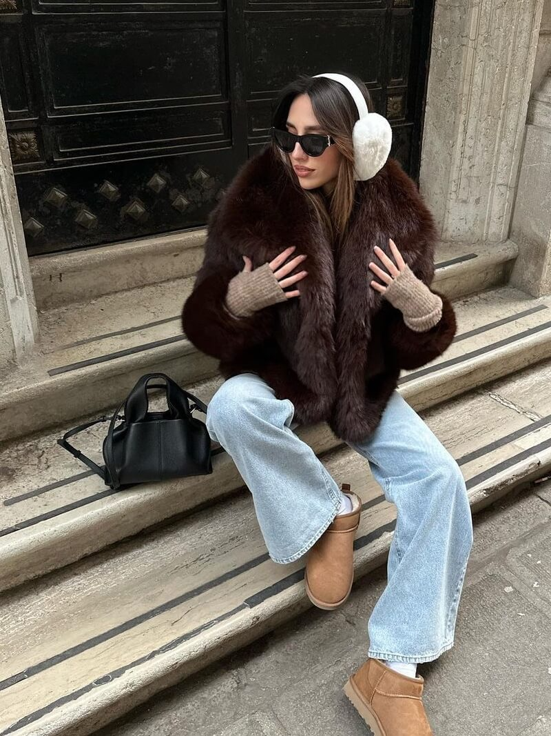 Borsa Donna a Mano e Tracolla con Manico Imbottito elegante