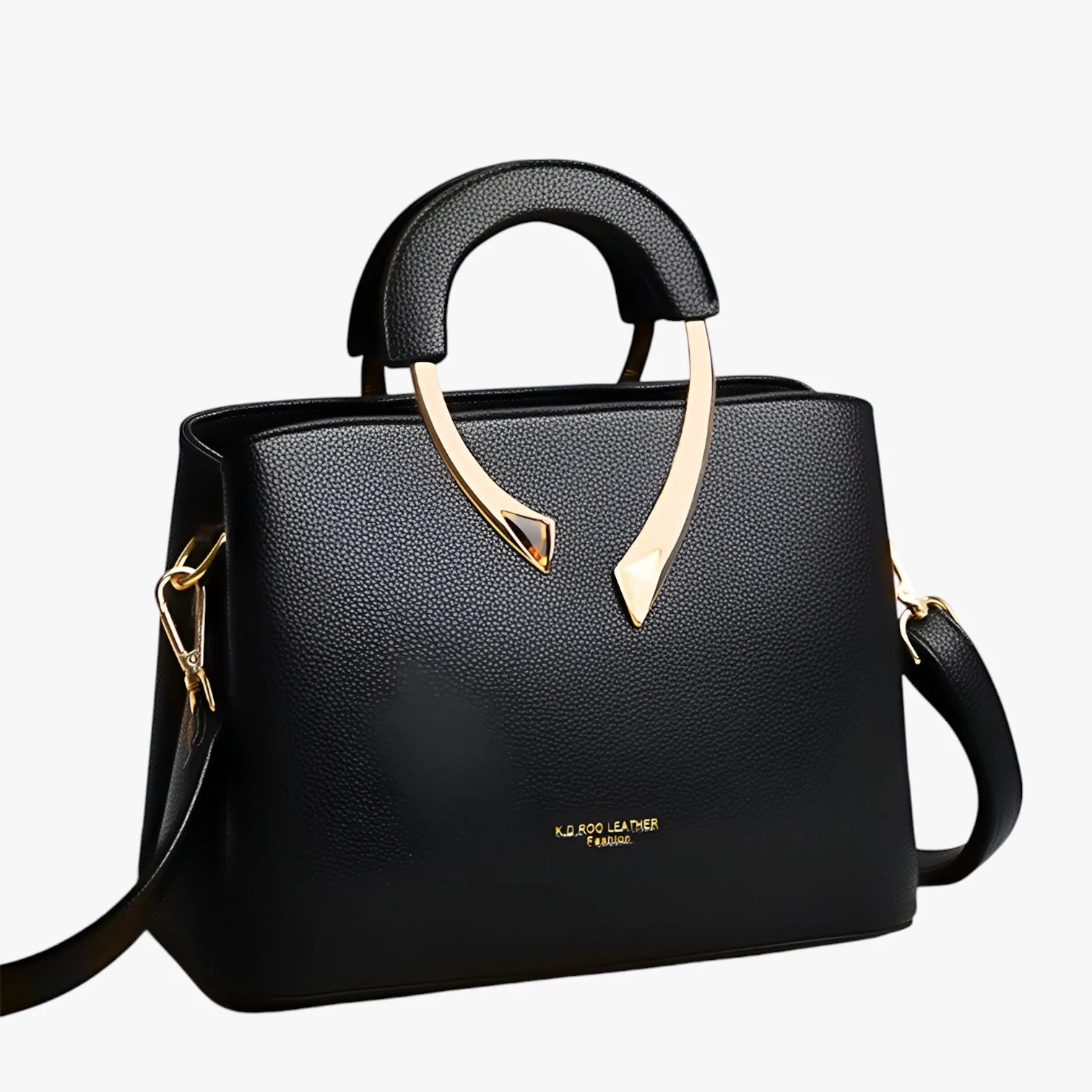 Borsa Donna a Mano in similpelle Elegante - Borsa a Tracolla da Lavoro e Cerimonia con Manici Rigidi
