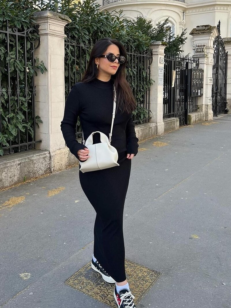 Borsa Donna a Mano e Tracolla con Manico Imbottito elegante