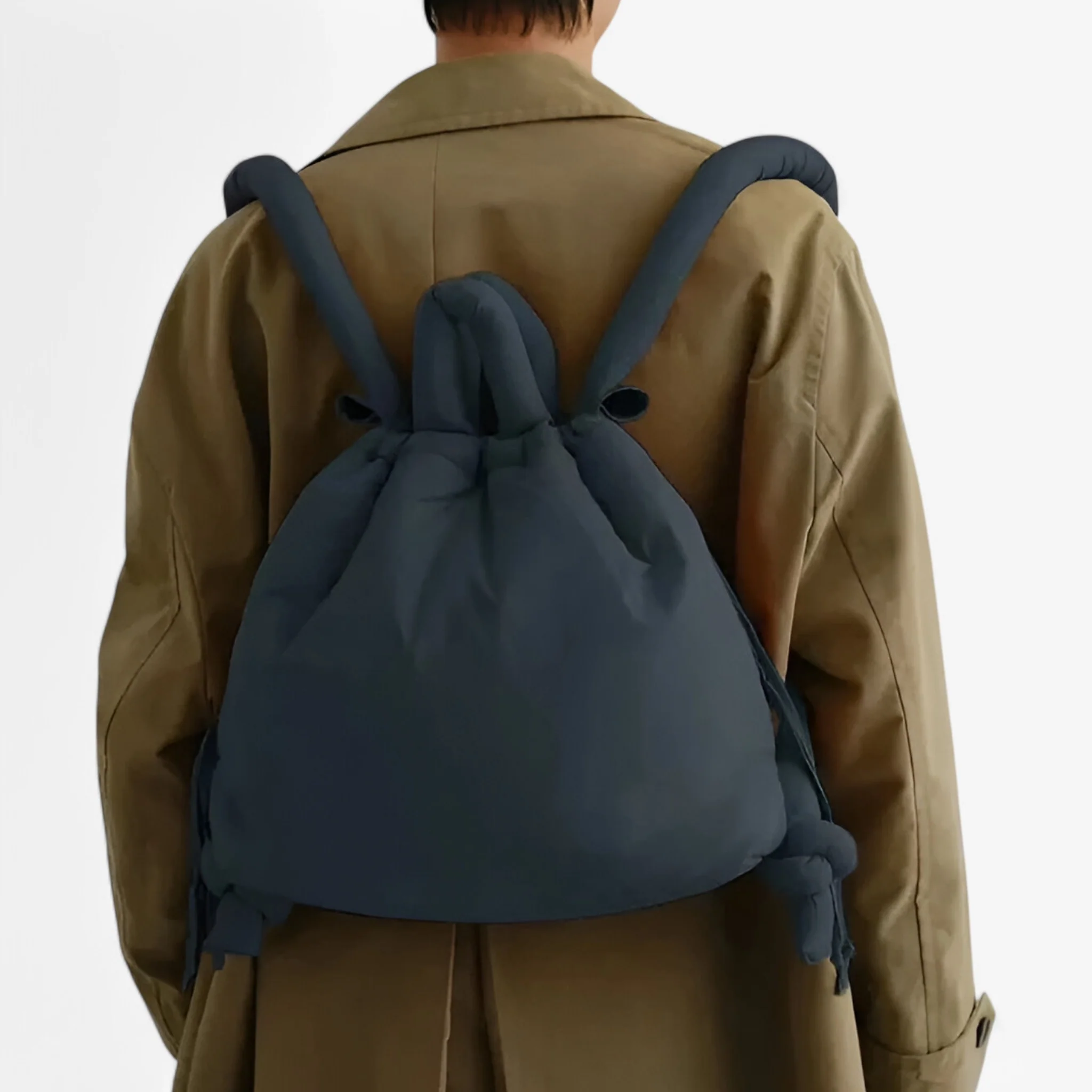 Borsa Puffer Donna grande Soffice con Manici a Nodo imbottita