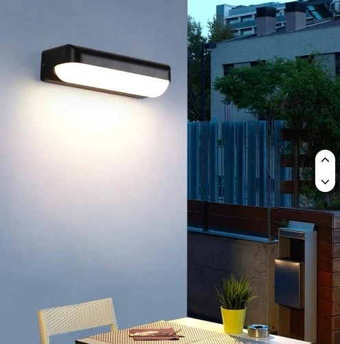 Applique lampada parete LED moderno rettangolo interno esterno - Lumino