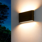 Applique lampada parete LED interno esterno rettangolo moderno - Lumino