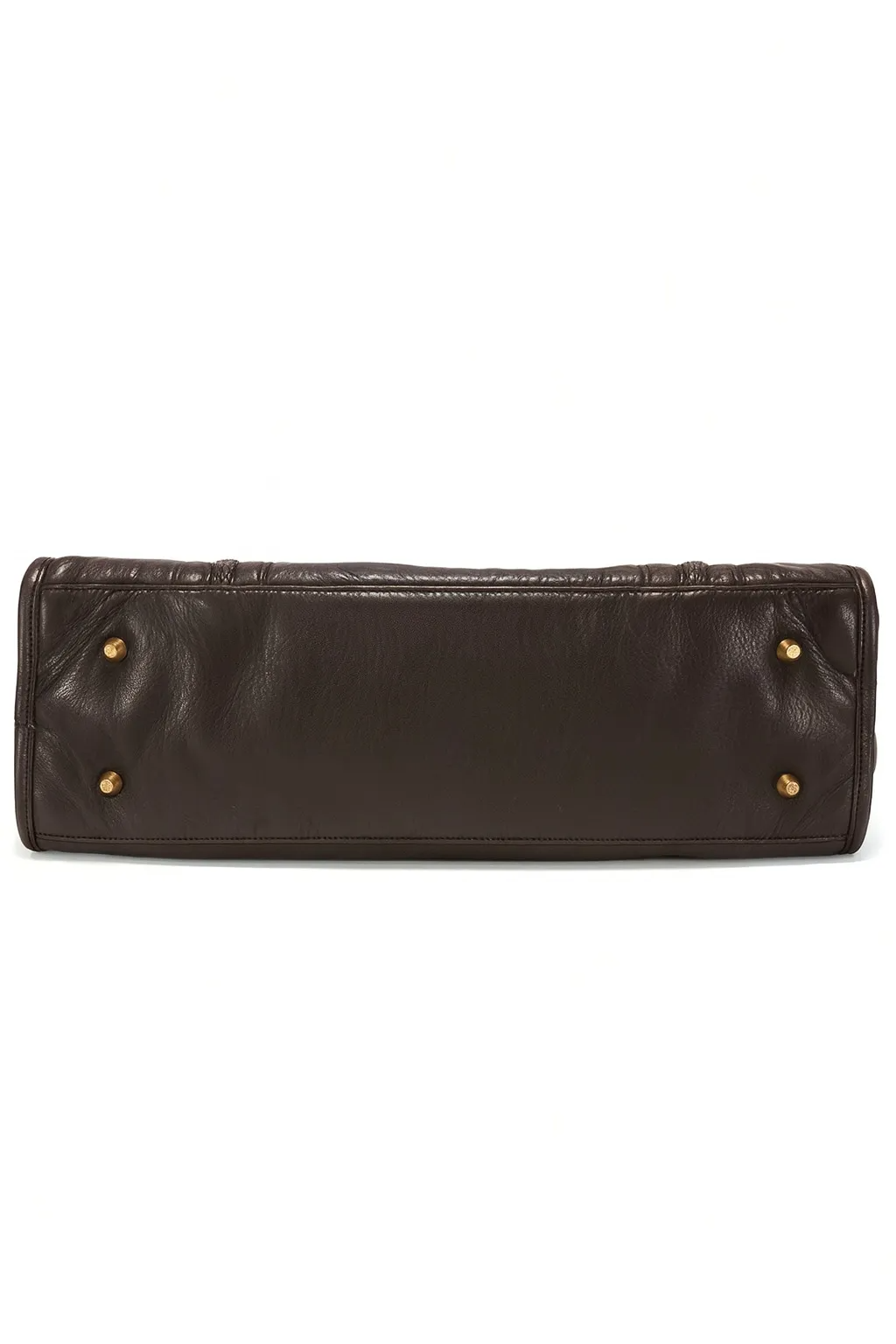 Borsa a Spalla Donna Nera in similpelle Lavata Vintage - Bauletto Capiente con Borchie