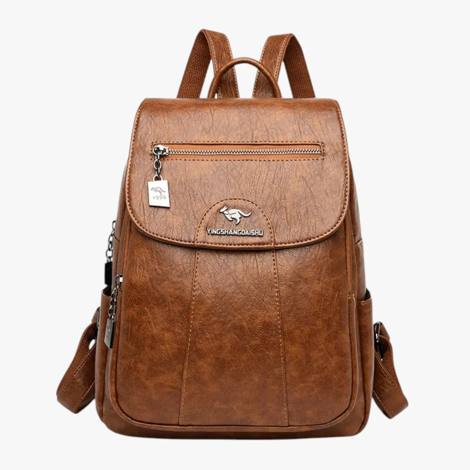 Zaino Donna in similpelle Elegante - Borsa Zainetto da Citta e Lavoro con Lampo