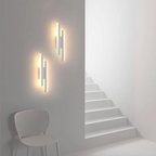 Applique lampada parete moderno LED doppia linea - Liumino