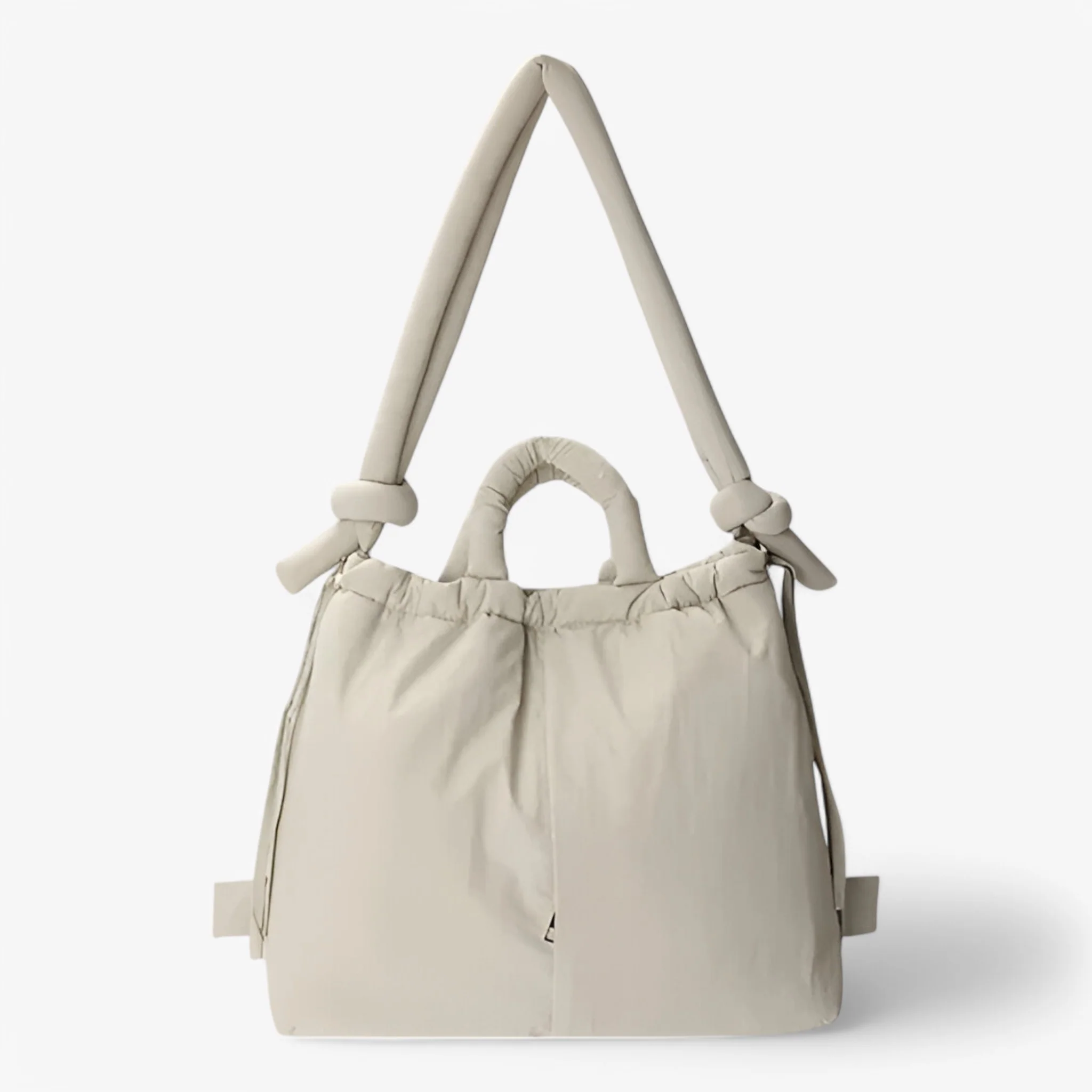 Borsa Puffer Donna grande Soffice con Manici a Nodo imbottita