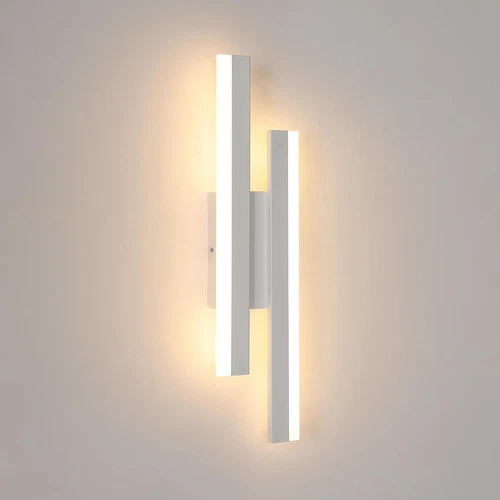 Applique lampada parete moderno LED doppia linea - Liumino