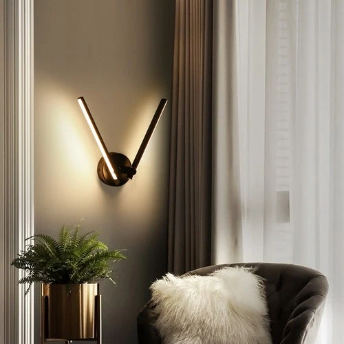 Moderne LED-Wandleuchte, winkelverstellbar - Lumino