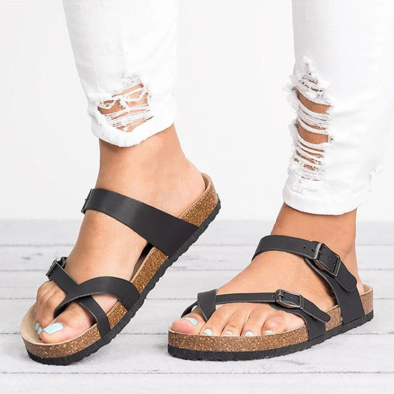 Bequeme, verstellbare Sandalen