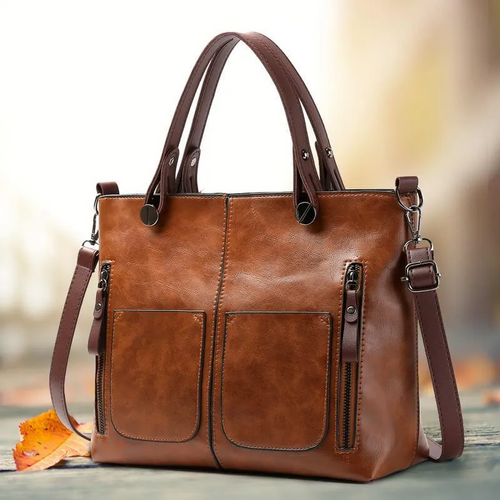Borsa Donna a Mano e Tracolla Capiente Elegante stile vintage
