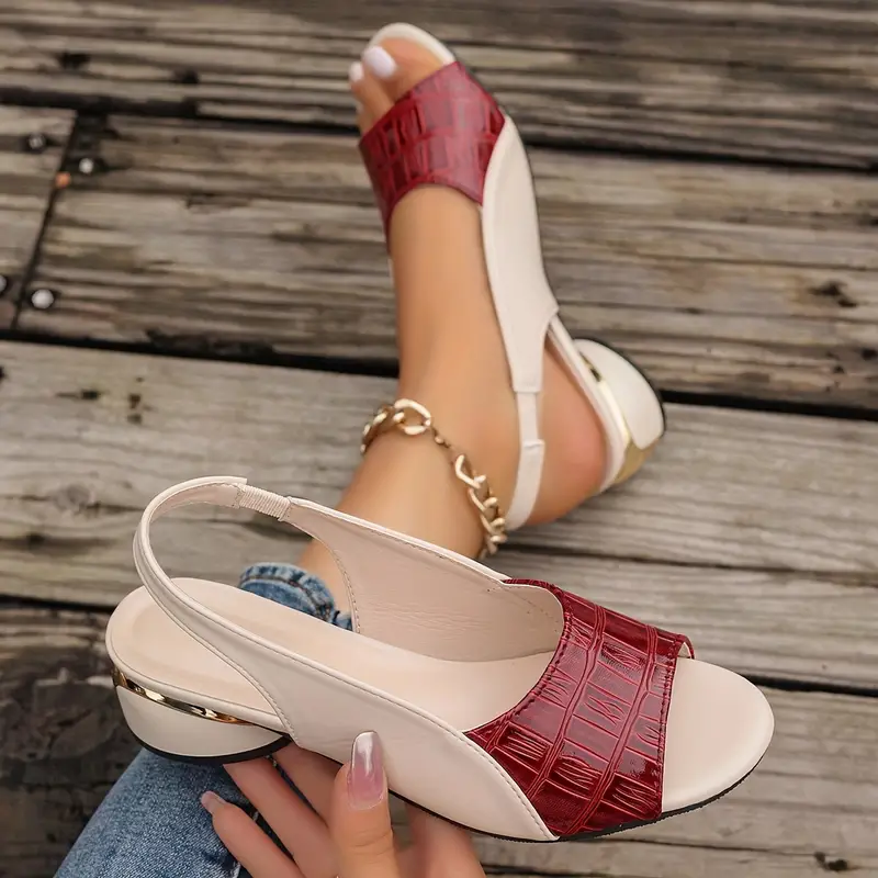 Elegante Keilsandaletten