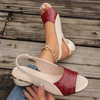 Elegante Keilsandaletten