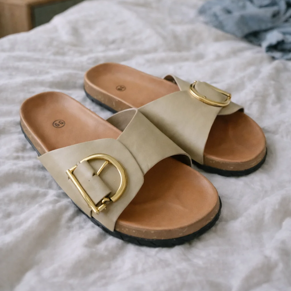 Bequeme Sandalen mit Schnalle